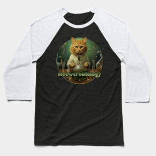 Schrodinger's Cat-titude: A Meowcrobiologist's Guide to Quantum Purr-ticles Baseball T-Shirt